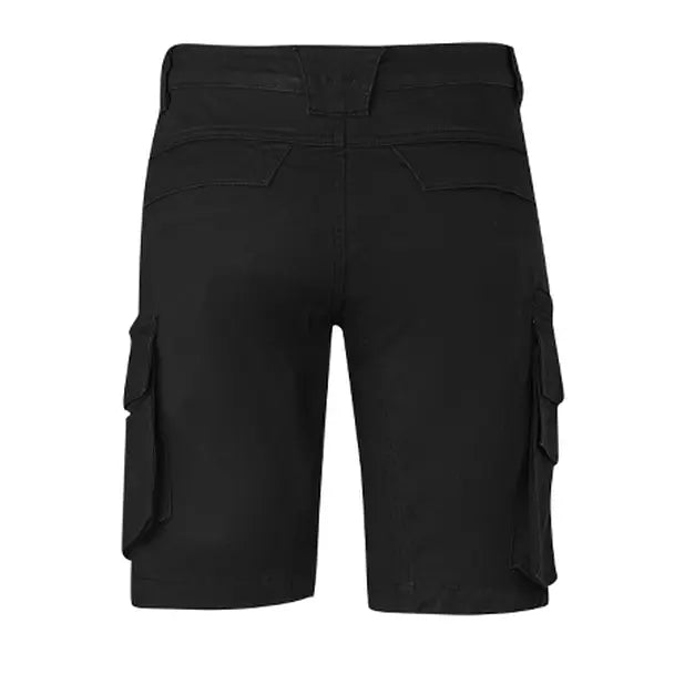 Men's Curved Cargo Shorts ZS360 Work Wear Syzmik Black 72R